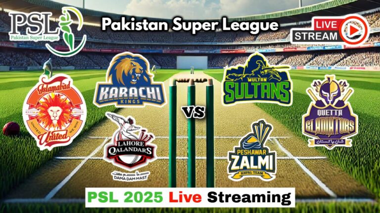 How to Watch PSL 2025 Live Streaming – Complete Guide